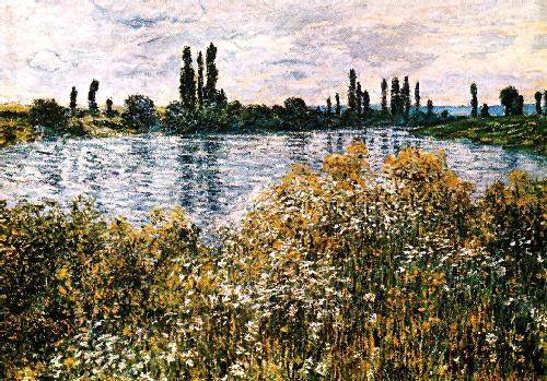 Claude Monet By the Seine near Vetheuil Germany oil painting art